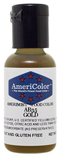 AmeriColor Gold Airbrush Food Color .65 oz