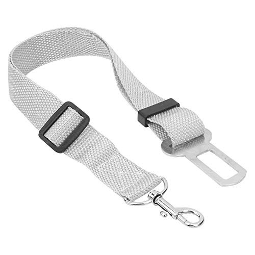 Cleansed Pet Dog Car Seat Belt Vehicle Car Pet Dog Seat Belt Puppy Safety Seatbelt Dog Harness Lead Clip  Grey