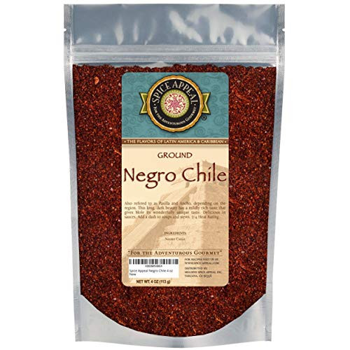 Spice Appeal Negro Chile in resealable stay fresh pouch 4 oz Spice Appeal Negro Chile in resealable stay fresh pouch 4 oz
