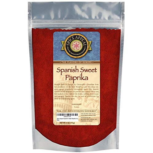 Spice Appeal Spanish Sweet Paprika in resealable stay fresh pouch 4 oz Spice Appeal Spanish Sweet Paprika in resealable stay fresh pouch 4 oz