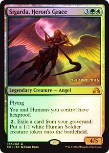 Magic The Gathering - Sigarda Heron39s Grace  250 297  - Prerelease  and  Release Promos - Foil