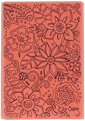Sizzix 3D Textured Impressions Embossing Folder 661948 Bohemian Botanicals
