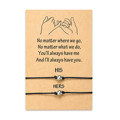 MANVEN Couples Bracelets His and Hers Matching Bracelet Set Valentines Day Anniversary Promise Gifts for Boyfriend and Girlfriend MANVEN Couples Bracelets His and Hers Matching Bracelet Set Valentines Day Anniversary Promise Gifts for Boyfriend and Girlfriend