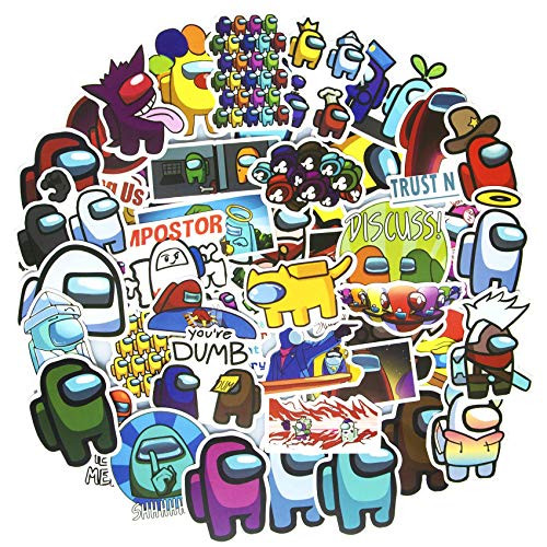 Among Us Stickers Waterproof Skateboard Laptop Stickers Vinyl Stickers for Water Bottles Phone Cars Motorcycle Bicycle Luggage Computer Stickers for Teens Among Us Toys Decal 50 Pcs Among Us Stickers Waterproof Skateboard Laptop Stickers Vinyl Stickers for Water Bottles Phone Cars Motorcycle Bicycle Luggage Computer Stickers for Teens Among Us Toys Decal 50 Pcs