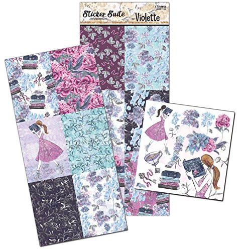 Violette Stickers Secret Garden Planner Suite - 3 sheets