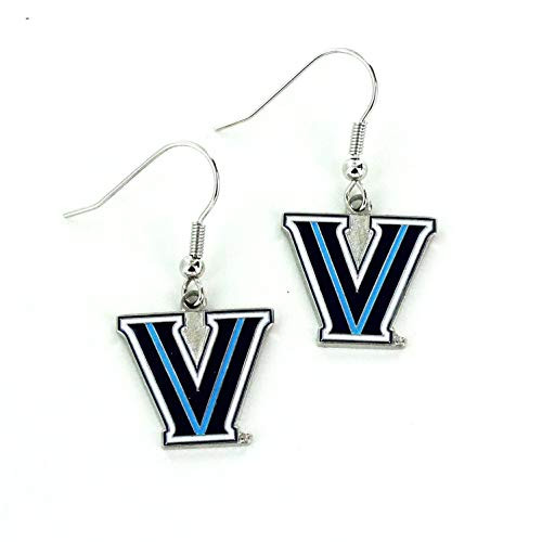 Aminco NCAA Villanova Wildcats Logo Dangler Earrings