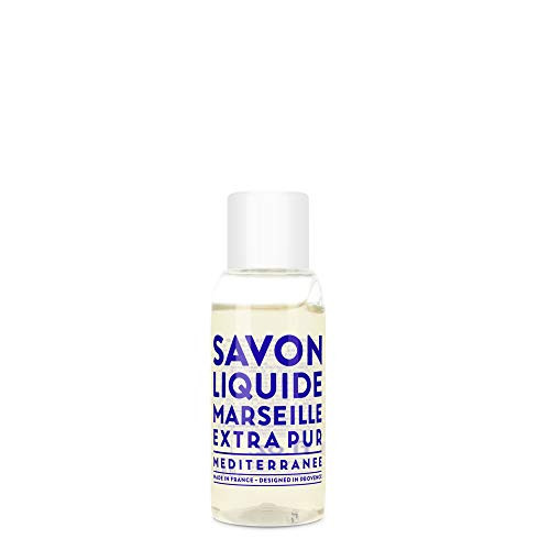 Compagnie de Provence Savon de Marseille Extra Pure Liquid Soap Mediterranean - 1 Oz Travel