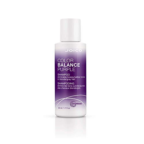 Joico Color Balance Purple Shampoo   Eliminate Brassy and Yellow tones   Repair and Protect Color-Treated Hair   For Cool Blonde or Gray Hair 1.7 fl. oz. Joico Color Balance Purple Shampoo   Eliminate Brassy and Yellow tones   Repair and Protect Color-Treated Hair   For Cool Blonde or Gray Hair 1.7 fl. oz.