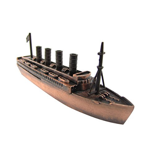 TGLLC Treasure Gurus Metal Bronze Model Replica Cruise Ship Ocean Liner Die Cast Toy Pencil Sharpener TGLLC Treasure Gurus Metal Bronze Model Replica Cruise Ship Ocean Liner Die Cast Toy Pencil Sharpener