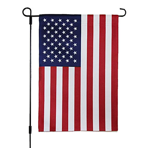 Homissor American Garden Flags 12.5 X 18.5 Inch- US USA 4th of July Double Side Yard Flag Banner Patriotic Outdoor Lawn Decoration American Garden Flag Homissor American Garden Flags 12.5 X 18.5 Inch- US USA 4th of July Double Side Yard Flag Banner Patriotic Outdoor Lawn Decoration American Garden Flag