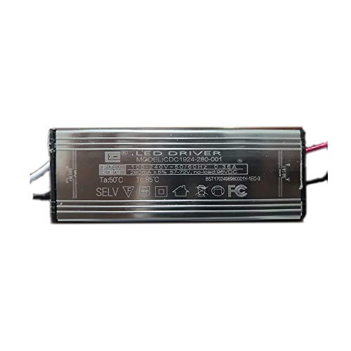 LED Driver 19-24 Watts Power Supply Transformer Adapter AC 100V-240V to DC 57-72V Low Voltage Output for 6180-1000mm LED Light