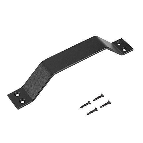 Barn Door Handle-Solid Carbon Steel Handle Gate Pull Handle for Sliding Barn Doors Gates Garages Sheds