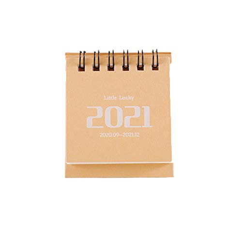 2021 Mini Desk Calendar Stand Up Flip Calendar Daily Monthly Table Planner for Planning Organizing Daily Schedule July 2020 - December 2021 for Home Office  B