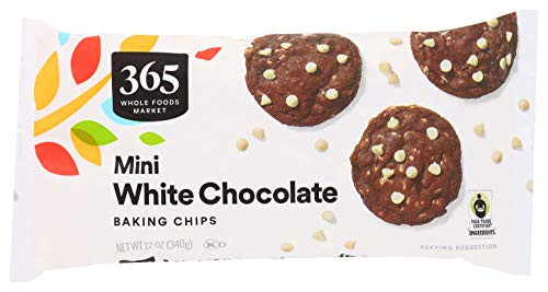 365 by Whole Foods Market Baking Chips Mini White Chocolate 12 Ounce 365 by Whole Foods Market Baking Chips Mini White Chocolate 12 Ounce