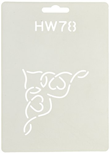 Quilting Creations Heart to Heart Corner Quilt Stencil 3 inch
