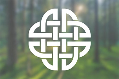 AK Wall Art Celtic Knot Design - Vinyl Decal - Car Truck Laptop - Select Size