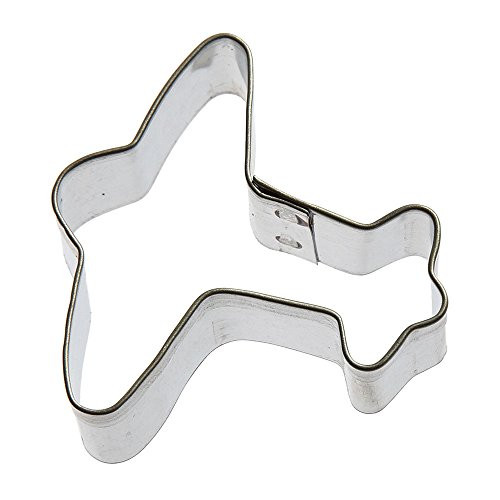 Foose Mini Airplane Cookie Cutter 1.5 in Foose Mini Airplane Cookie Cutter 1.5 in