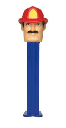 Pez Candy Dispenser Heroes Series Fireman Fire Fighter