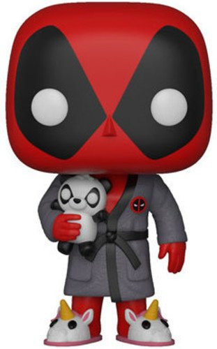 Funko Pop Marvel Playtime Deadpool in Robe Collectible Figure, Multicolor