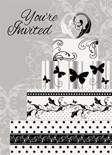 Victorian Wedding Invitations 8ct