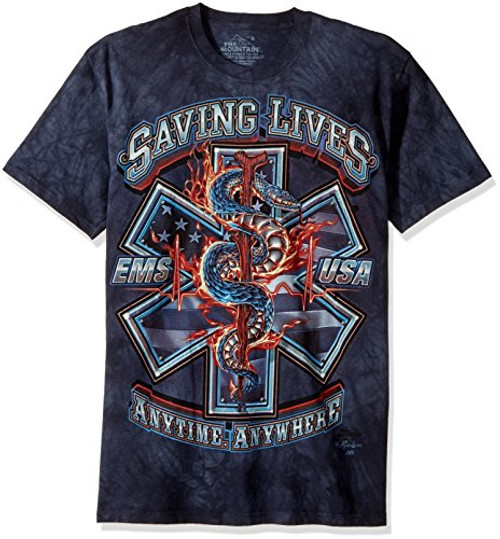 The Mountain Woodland Guardian Adult T-Shirt Green Medium