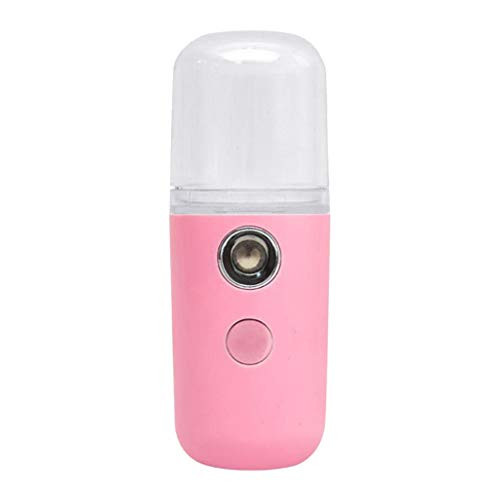 Nano Facial Mister DVCB Moisturizing Atomization Sprayer Handy Mist Sprayer Mini Water Meter Facial Steamer - USB Rechargeable Slim - for Skin Care Makeup Eyelash Extensions