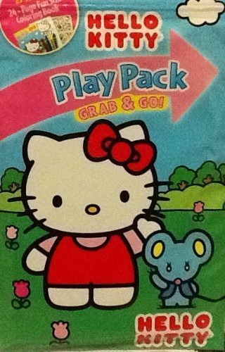 Dalmation Press LLC Play Pack Grab  and  Go Mini Set~ Hello Kitty ~ Crayons ~ Stickers ~ Coloring Book