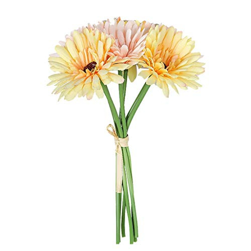Mifelio Silk Gerbera Daisy Fake Flowers?Artificial Flowers Wedding Party Centerpieces Arrangements Bouquets Supplies Party Home Decor ?B?