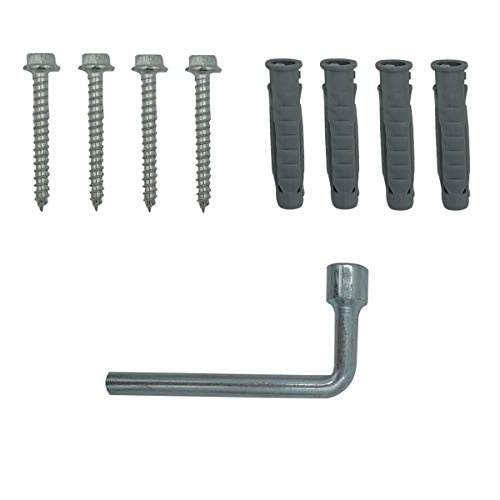 Heavy Duty Bolts Concrete Anchors TV Wall Mount Screws Kit for Mounting A TV Into Wood Or Concrete