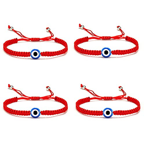 Caiyao 4-5Pcs Evil Eye Woven Bracelets Handmade Weave Hamsa Hand Red Rope Braided Bangle Fatima Palm String Bracelets for Women Girls Friendship Lucky Jewelry-B 4Pcs Caiyao 4-5Pcs Evil Eye Woven Bracelets Handmade Weave Hamsa Hand Red Rope Braided Bangle Fatima Palm String Bracelets for Women Girls Friendship Lucky Jewelry-B 4Pcs