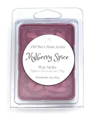 Mulberry Spice Scented Soy Wax Melts. 1 Pack  6 Cubes