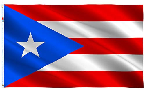 rhungift Puerto Rico Flag Large 3x5 Ft Moderate Outdoor Indoor Both Sides 100D Polyester-Brass Grommets for Easy Display Puerto Rican Flags 3 x 5 Banner rhungift Puerto Rico Flag Large 3x5 Ft Moderate Outdoor Indoor Both Sides 100D Polyester-Brass Grommets for Easy Display Puerto Rican Flags 3 x 5 Banner