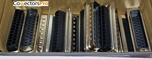 Pc Accessories - Connectors Pro 10-Pack DB25 Male D-Sub 25 Pins Crimp Type Connector, 10 Pcs PK