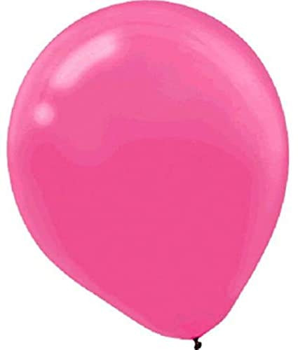 Amscan Latex Balloons Party Decoration Bright Pink