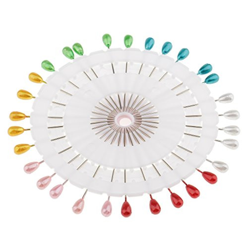 dailymall 30pcs Faux Safety Pins Hijab Head Scarf Pin for Dressmaking Tailoring Sewing - Water Drop