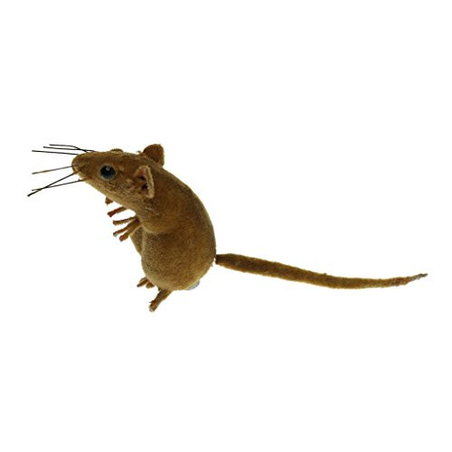 homozy Realistic Mini Hairy Rats Mouse for Best Halloween Decoration Garden Decoration