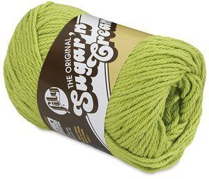 Sugar'N Cream Yarn - Solids-Hot Green