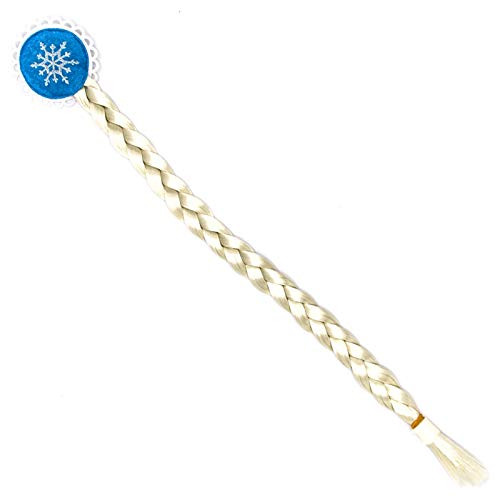Little Girls Rapunzel Braid Costume Headband Cosplay Braided Wigs for Girls Princess Dress Up Accessories Style2 Blue Little Girls Rapunzel Braid Costume Headband Cosplay Braided Wigs for Girls Princess Dress Up Accessories Style2 Blue