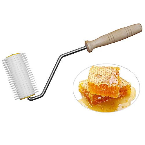 WSERE Honey Extractor Needle Uncapping Roller for Honeycomb Honey Extracting Beekeeping Tool
