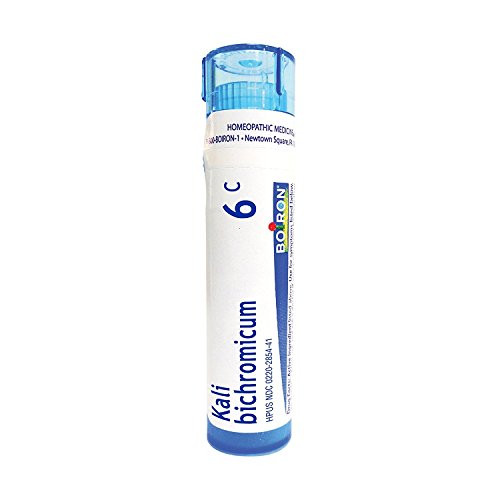 Boiron Kali Bichromicum 6C Homeopathic Medicine for Colds 80 Count