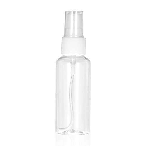 Spray BottleFunien 50Ml Clear Pet Spray Bottle Fine Mist Sprayer Mini Travel Bottle Plastic Empty Refillable Container for Perfume Cosmetic Makeup Water Atomizer