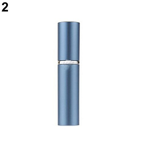 Empty Spray Bottle 5 ml Travel Portable Mini Refillable Perfume Atomizer Empty Glass Spray Bottle - Blue