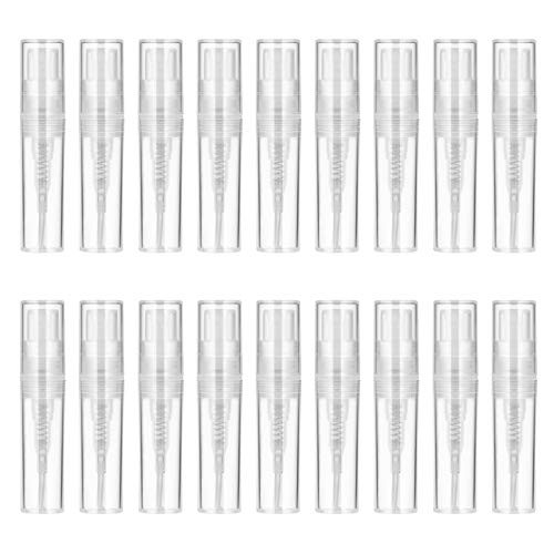 Lurrose 30pcs Mini Refillable Perfume Atomizer Bottle Clear Fine Mist Spray Bottle Perfume Bottle Atomizer 2ml