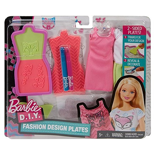 Barbie D.I.Y. Fashion Design Plates #2