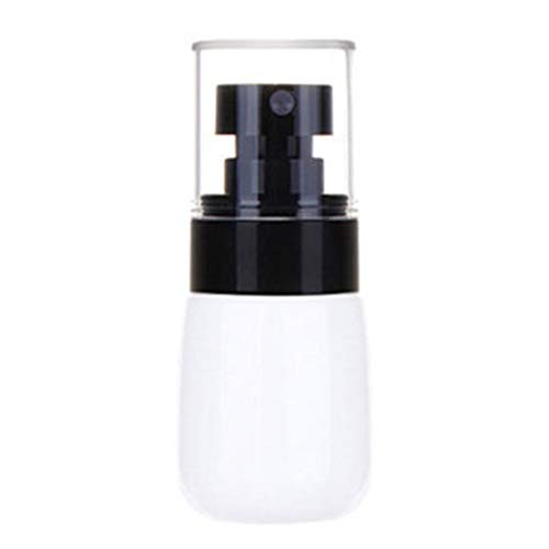 Empty Spray Bottle Mini Fine Mist Spray Bottle Travel Refillable Makeup Lotion Perfumes Container - White Black Lid