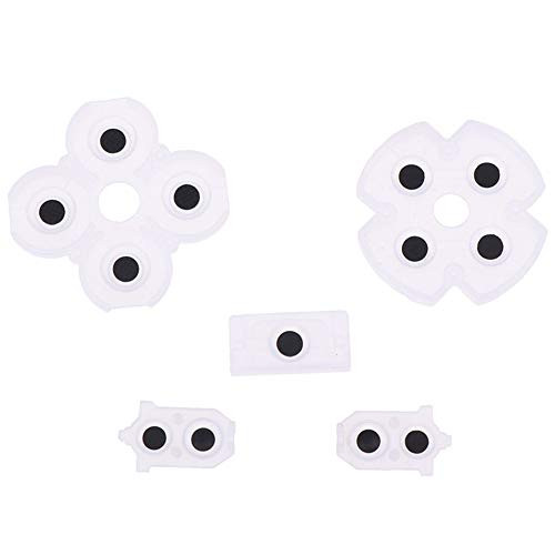 TSAUTOP for Sony Playstation 4 PS4 Controller Conductive Silicone Buttons Rubber Pads for Game Replacement Parts