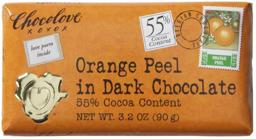 Chocolove Orange Peel in Dark Chocolate 3.2 oz