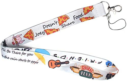 Party Hive Friends TV Show Lanyard ID Badge Key Chain Holder Keychain Clip  Variety 1