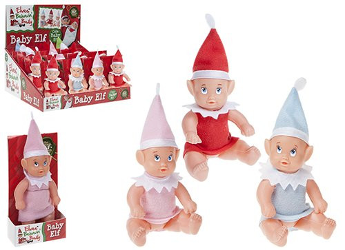 6" Baby Naughty Elf - Various Designs - Naughty Elves Baby Elf - Childrens Naughty Elves - Elves Behaving Badly