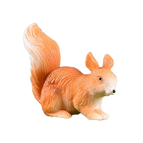 zhenleisier Miniature Garden DecorationCute Squirrel Animal Figurine Craft DIY Miniature Fairy Garden Accessories Micro Landscape Bonsai Doll House Indoor Outdoor Home Ornament B zhenleisier Miniature Garden DecorationCute Squirrel Animal Figurine Craft DIY Miniature Fairy Garden Accessories Micro Landscape Bonsai Doll House Indoor Outdoor Home Ornament B